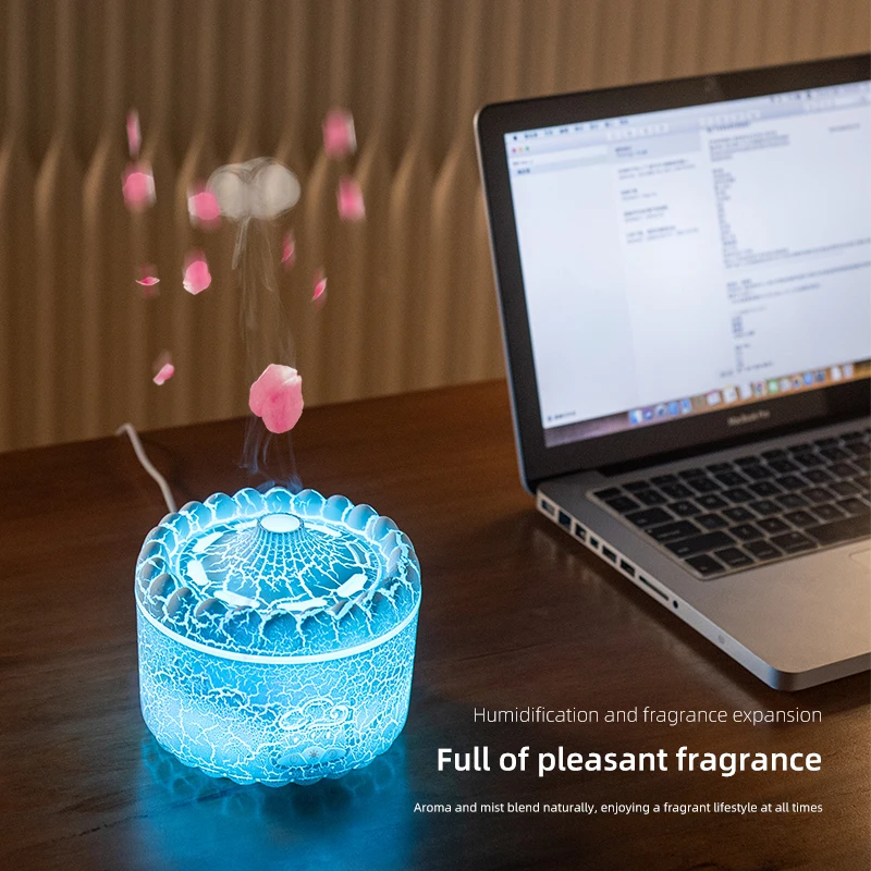 7 Color LED Light Jellyfish Humidifier Aroma Diffuser with Timer Auto Shut-Off Super Quiet Operation for Bedrooms Offices
