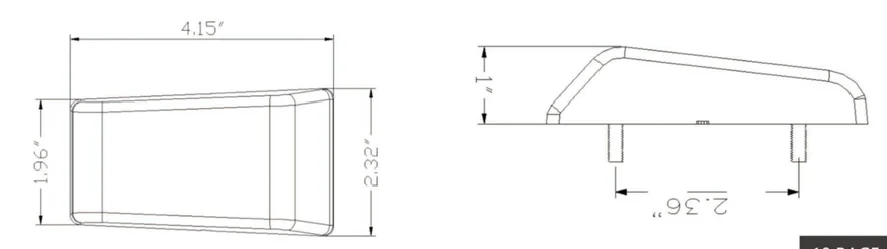 High-quality Truck Vehicle Light/Lamp LED  4.25' side marker and clearance for RV/Truck/Trailer/Car/Caravan/Tractor