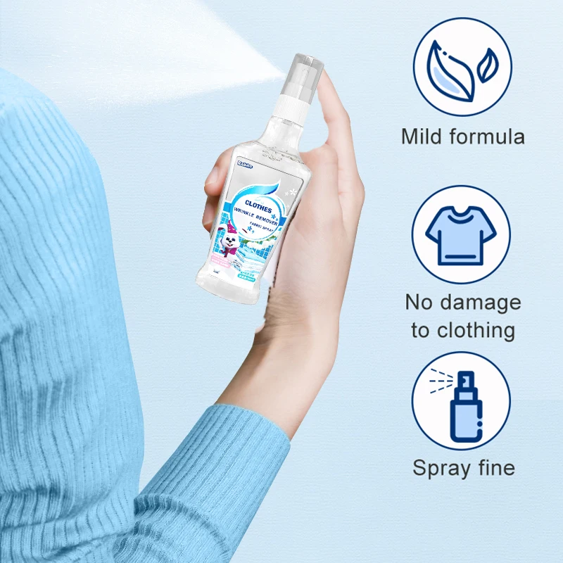100% Quality Guarantee Wrinkle Release Spray Shirt Suit Clothes Wrinkle Remover Spray