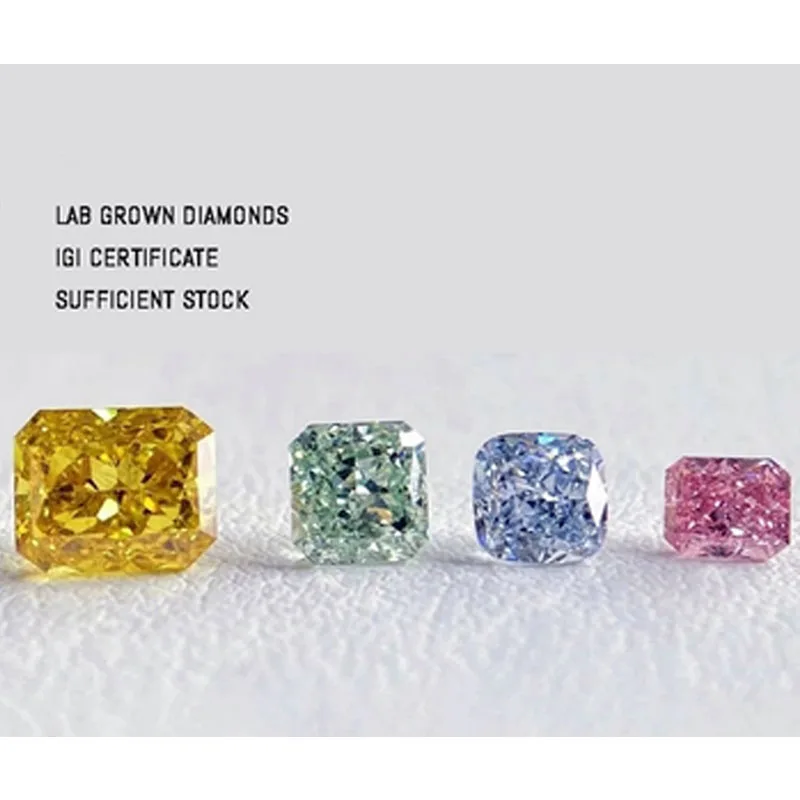 Розовый лабораторный ромбовидный бриллиант лучшего качества 0 75 карат с сертификатом иджи