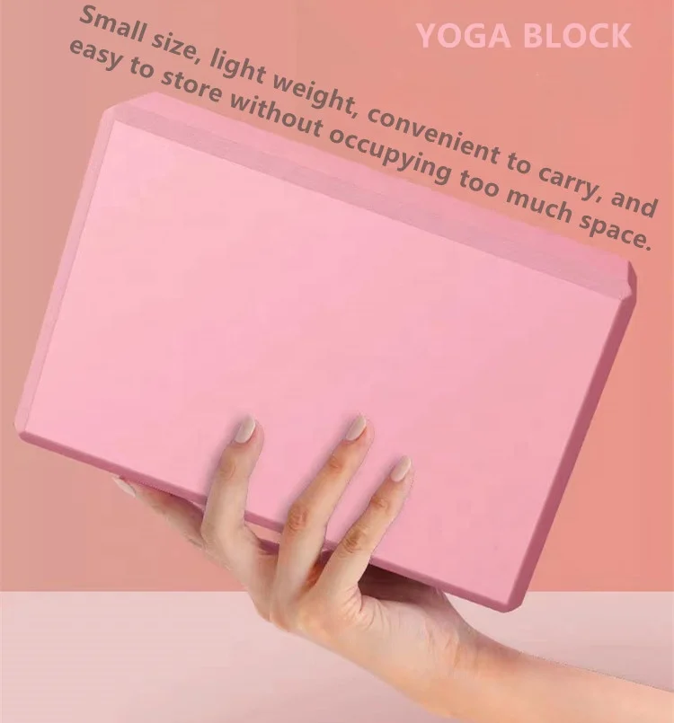 Hot Sale Cheap Eco-friendly Colorful Training Exercise Fitness Yoga Brick Eva Yoga Foam Block