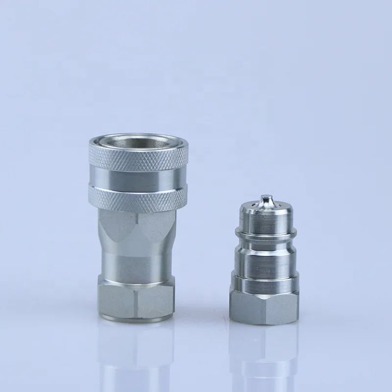 high pressure open close type ISO7241-A carbon steel hydraulic quick release couplings