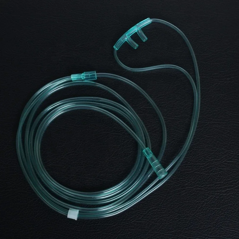 cheap price  disposable nasal oxygen cannula with oxygen tubing and universal connectors
