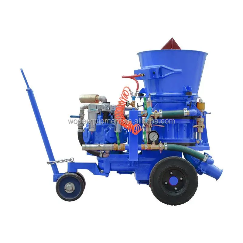 5m3/h air motor driven gunning shotcrerte machine For Construction Concrete Sprayer