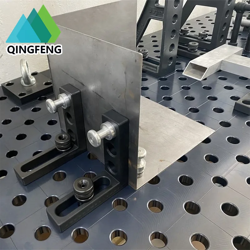 New Multifunctional Right Angle Tool Welding Straight Ruler 3D Flexible Fixture with Hole Positioning stop and square