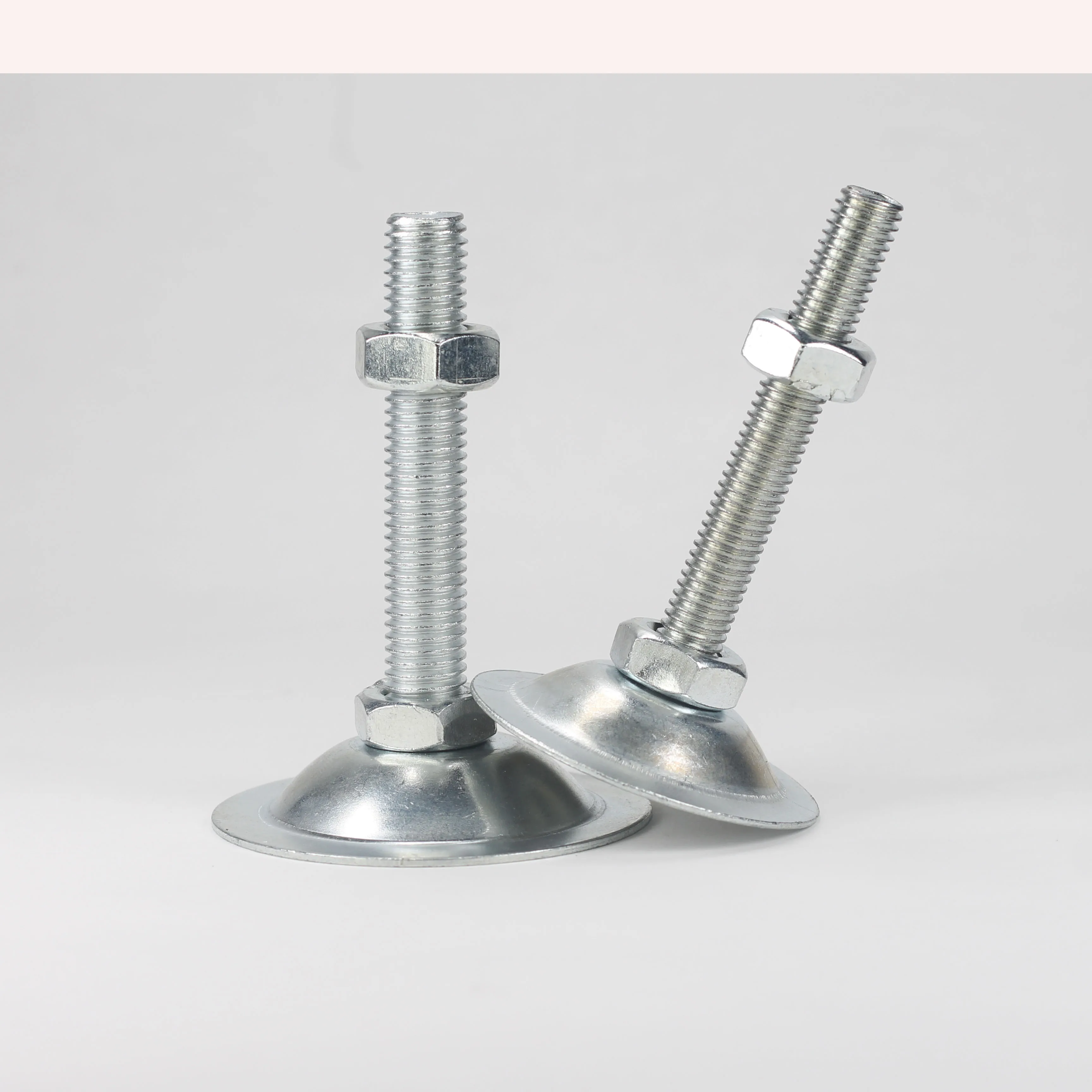 Wholesale Light Duty Height Adjustable M10 M12 Self Screw Leveling Feet With Trumpet type Furniture