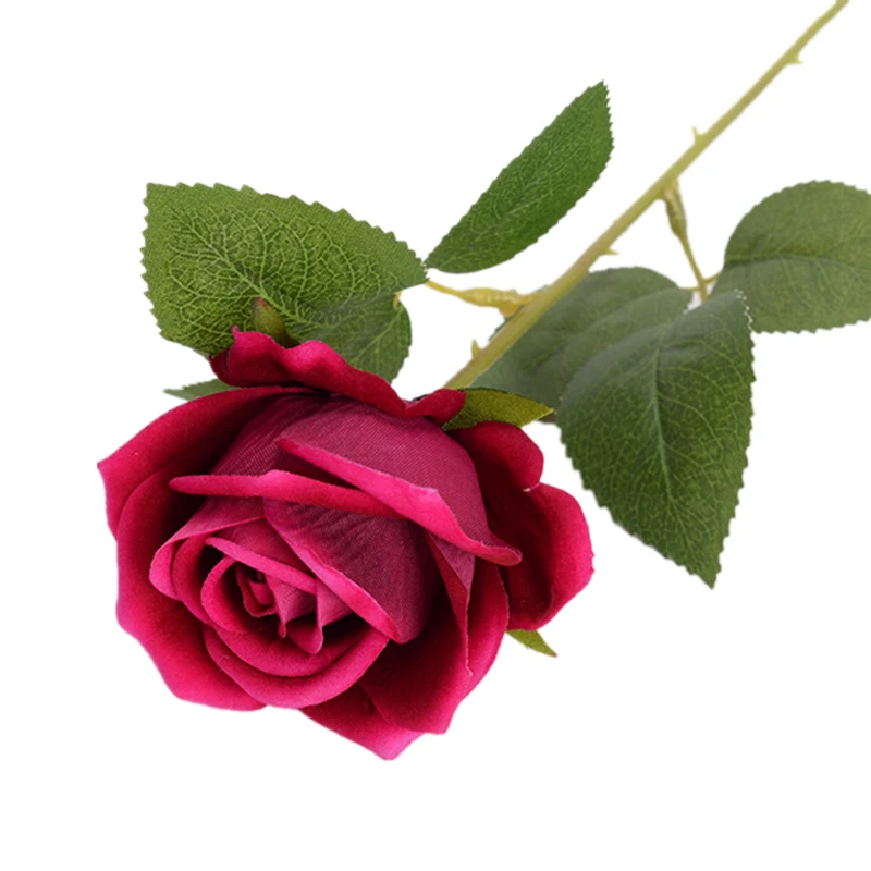 Wholesale Artificial Flowers Royal Blue Roses with Stem Led Artificial Rose Flower Artificial Flower Hanging Rose