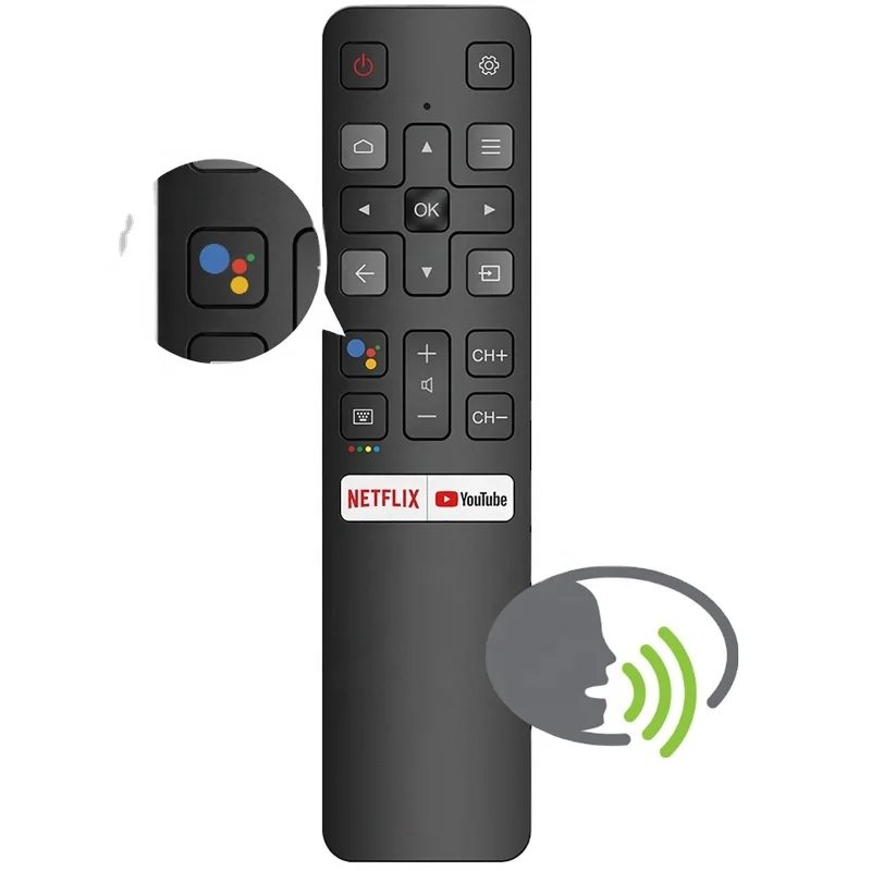 New RC802V FNR1 Voice Remote Control use for TCL TV remote