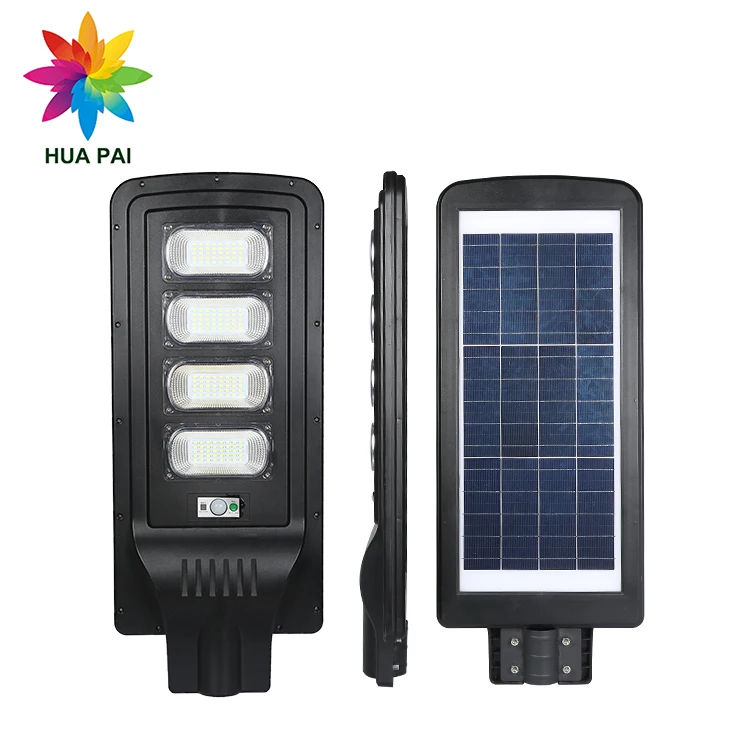 HUAPAI Energy Saving Ce Rohs Ip65 Waterproof SMD All In One 20w 40w 60w 80w Led Solar Street Light