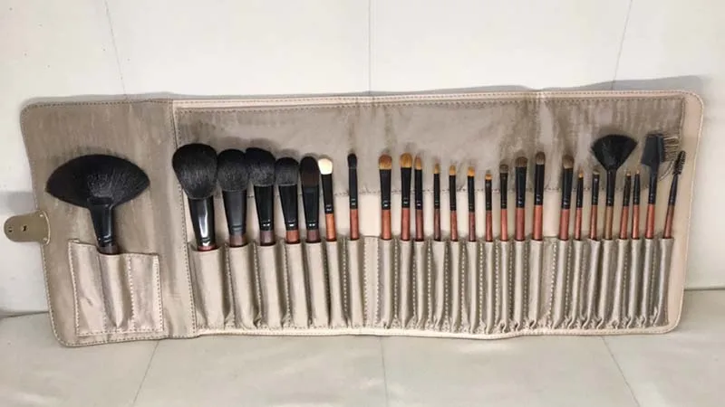 Custom make-up artist professional top high end animal makeup brush set 26pcs best quality goat hair sable hair makeup brushes