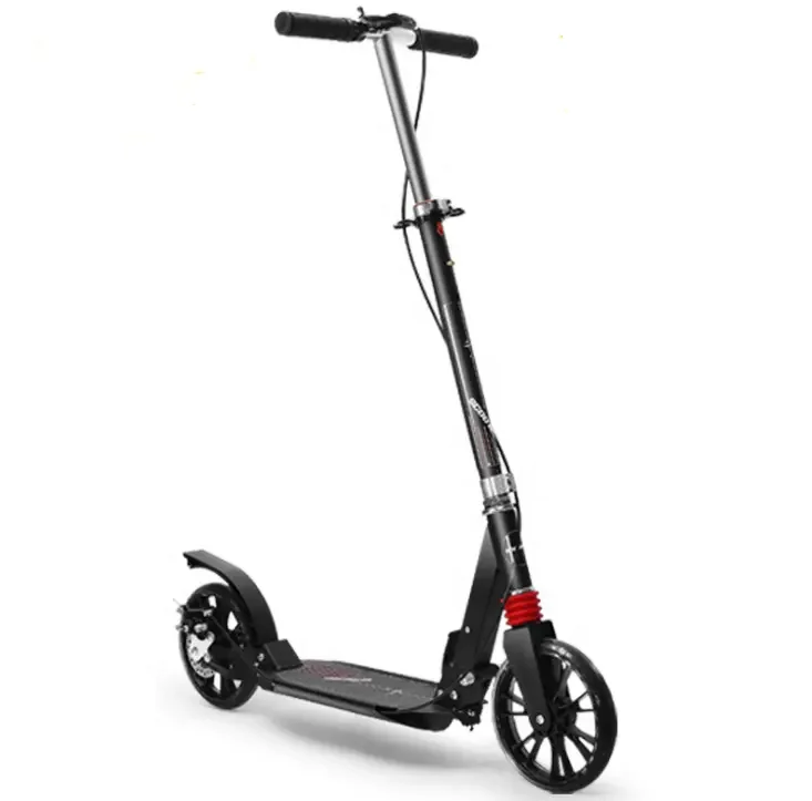 2023 new design disc brakes with double suspension 200mm big PU wheel scooters for teenager