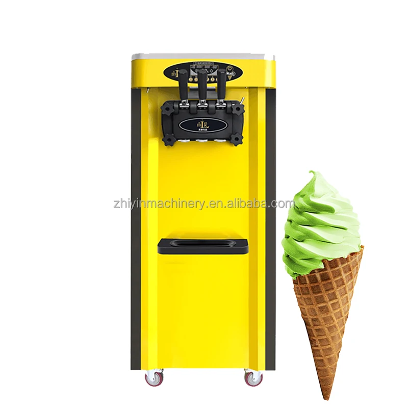 Commercial Ice Cream Maker Automatic Miken Soft Serve Ice Cream Machine Ice Cream Making Machine