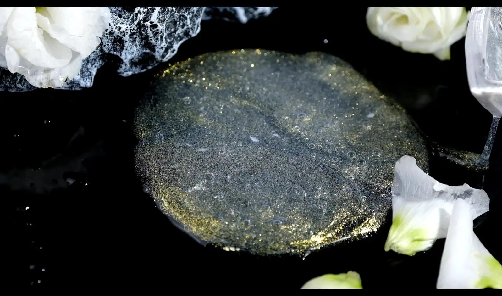 Cosray Sparkle Cosmetic Borosilicate Glass Flakes Powder for Toiletries Moonlight Series White to Golden Color