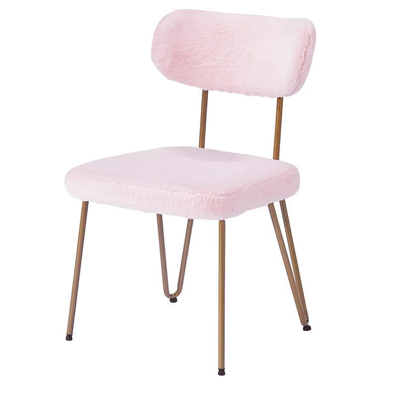 Оптовая продажа, Европейский популярный обеденный стул из ткани Тедди DC7587