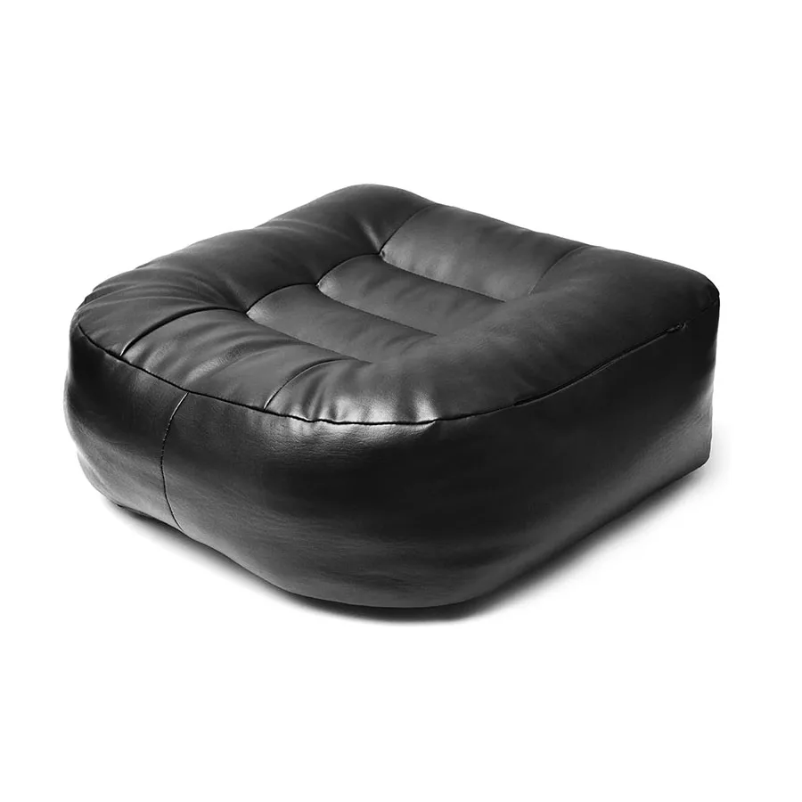 6666 Perfect for Office Chair Leather Booster Seat Cushion with Handle Buckle Ultra Soft Vehicle Car Leather Seat Cushion