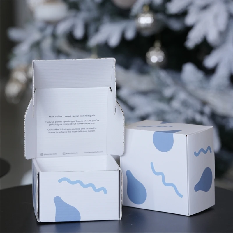 Biodegradable packaging folding paper gift box digital Printing shopping gift paper box recycle folding gift box