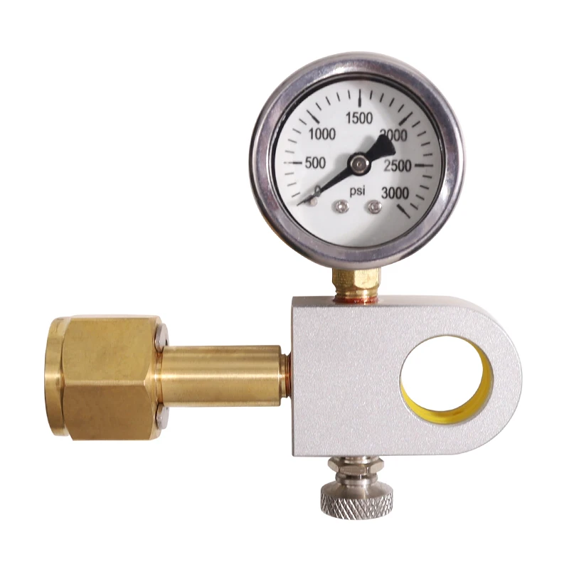 CO2 Adapter Carbonator Refill Station With 6000psi Gauge For Soda Sparkling Water Replacement Suit for New Model DUO Terra Art