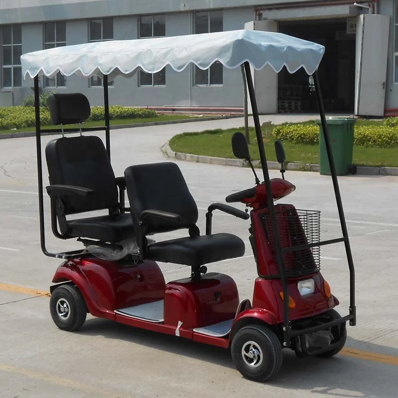 
Europe popular twin double two seat electric mobility scooter for tourist and resorts parks 