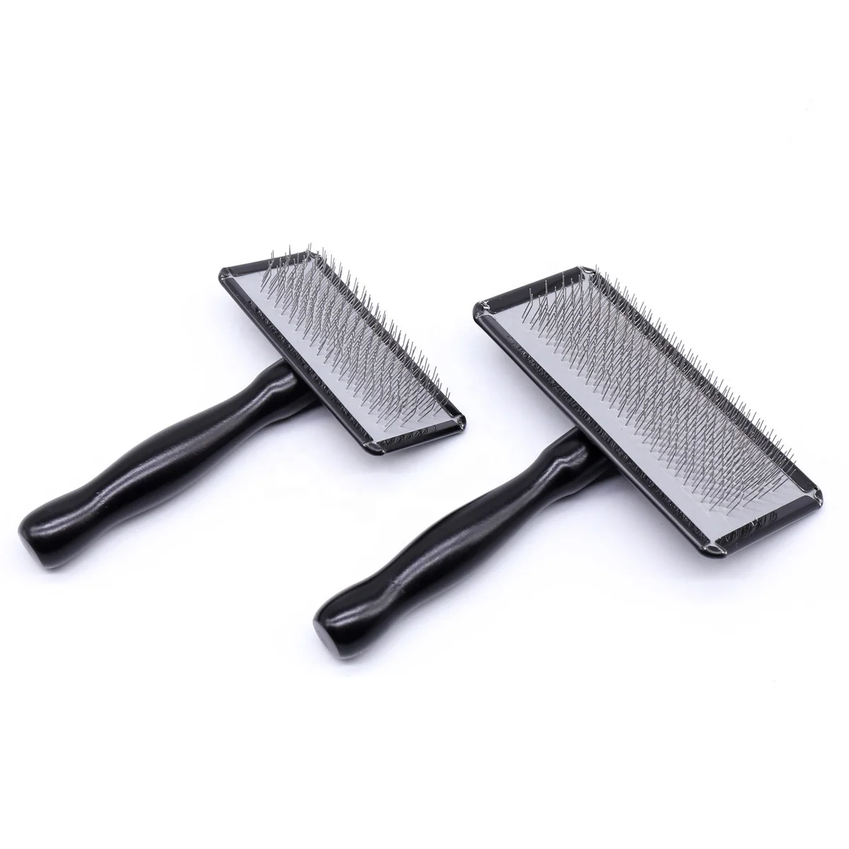 Jw Pet Gripsoft 2 Sided Cleaning Slicker Comb Brush Les Pooch Soft Pin For Dogs Poodles Small