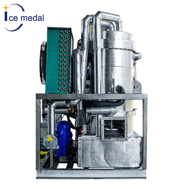 Ice Medal 1 Ton Tube Ice Machine Industrial Tube Ice Making  Machine
