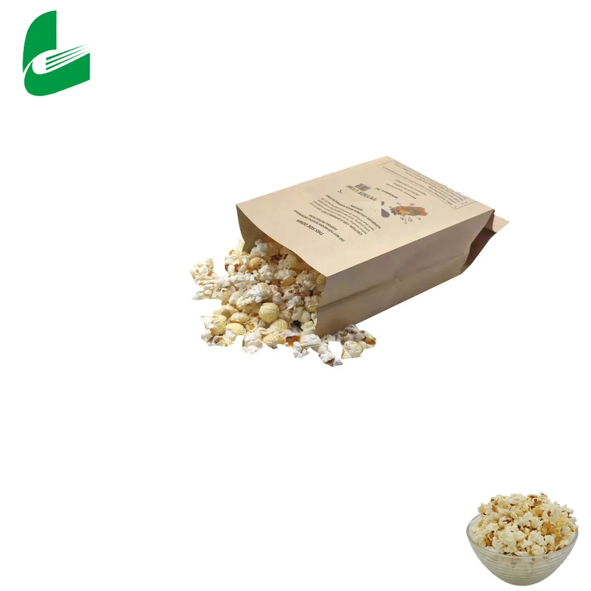 Huafeng printing New High Quality Folding Microwave Popcorn bags