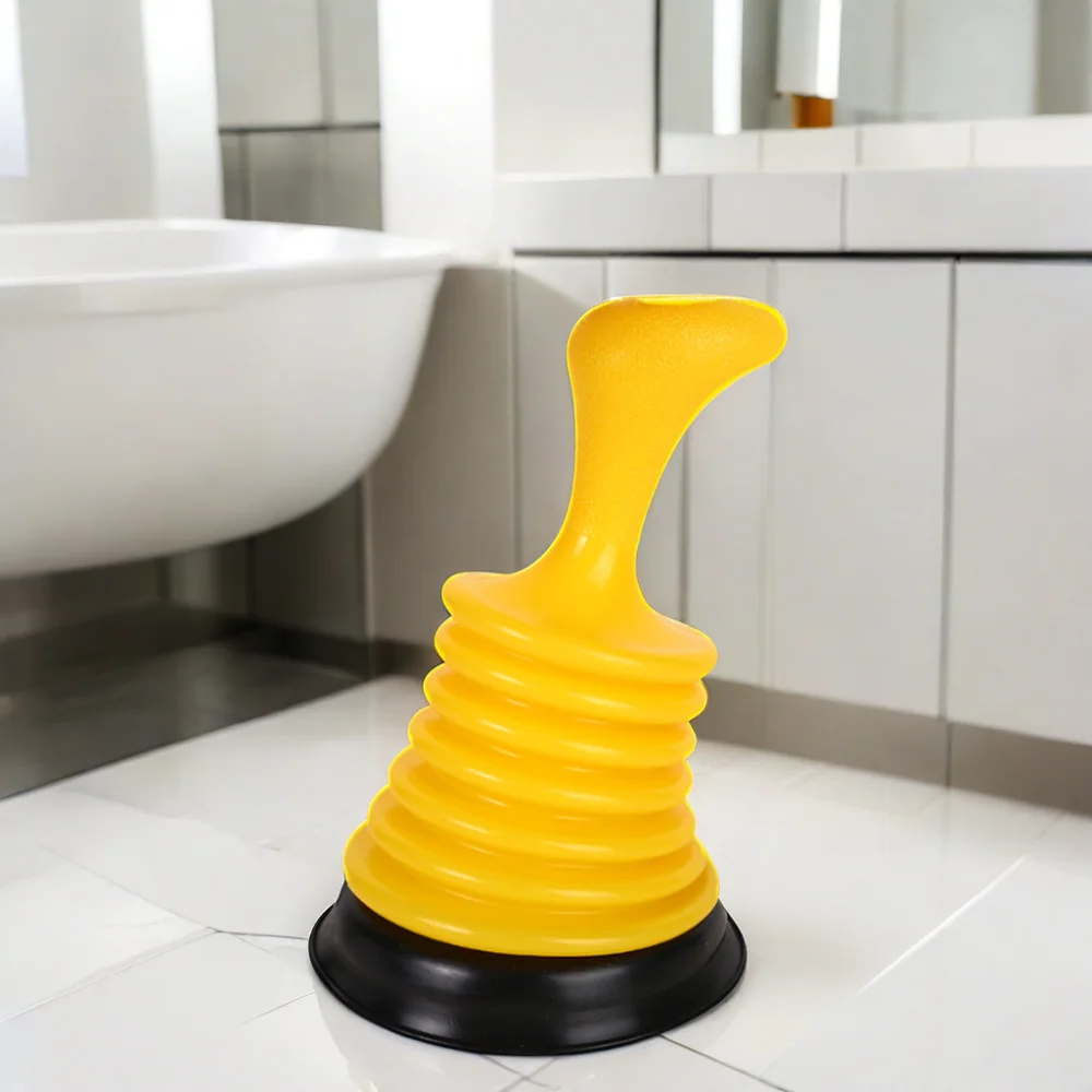 High-Pressure Compact Multifunctional Mini Handy Toilet Plunger Bathroom Sink Plunger Flexible Style Reusable