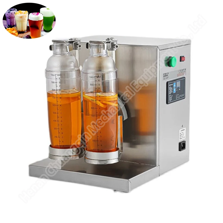 High Quality Stainless Steel Commercial Milkshake Making Bubble Tea Machine Automatic Drink Shaking Mixer