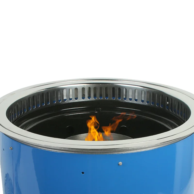 Commercial Upper Lower Smoke Exhausting Charcoal and LPG Nature Gas BBQ Grill for Restaurant