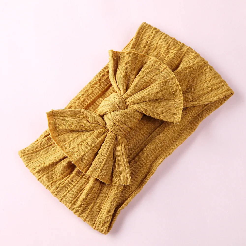 Adorable Newborn Baby Bow Knot Girl Headband Turban