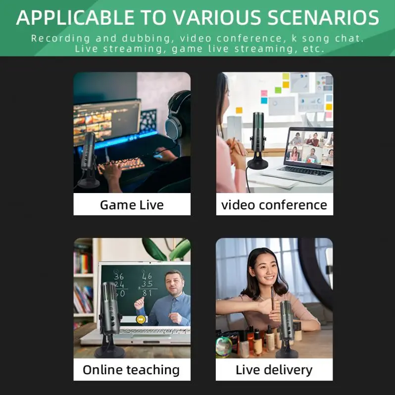 LEIMIC W902 Factory Supplying Clip Microphone Gaming Preamplifier