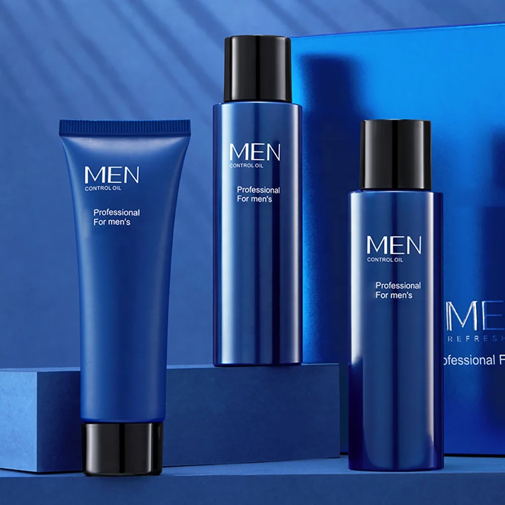 Hot selling Custom Oil Control Natural Skin Care Face Care Men Whitening Men Skincare Set