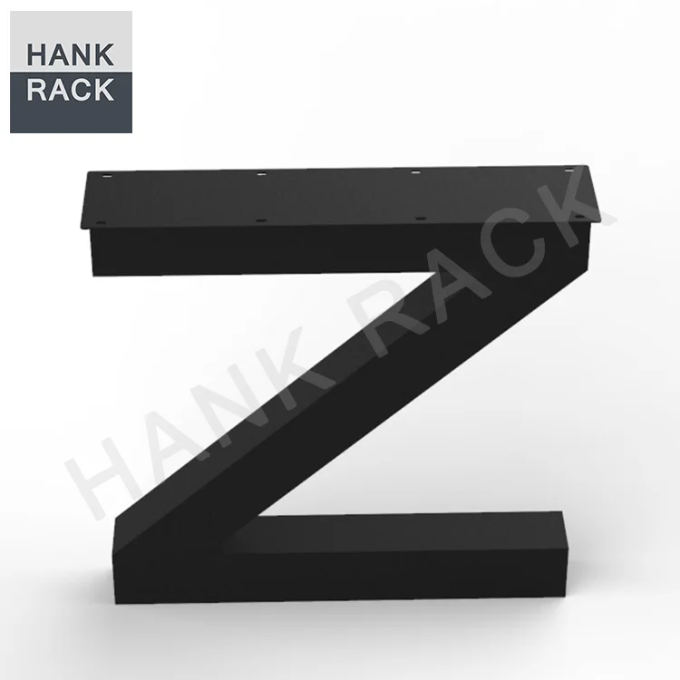 China manufacturer metal bench coffee table legs steel furniture legs Z Shape Table Legs