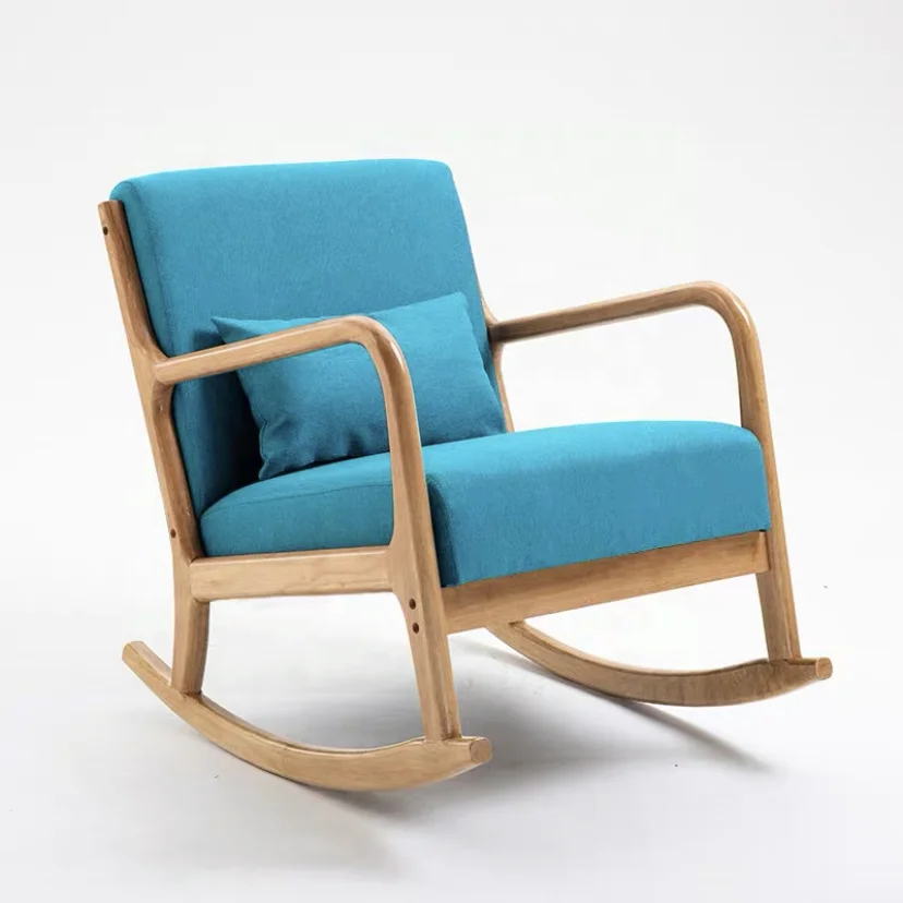 
Rocking chair Solid wood single sofa chair Tatami 