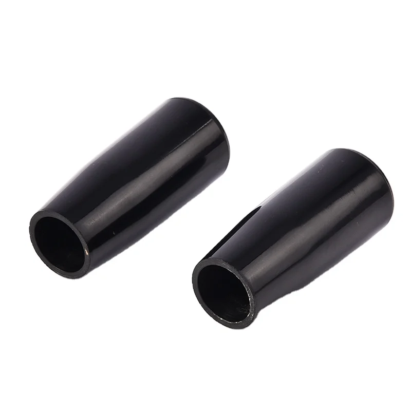 Black color bakelite  Long Tapered Knob Brass Tapered plastic grab Handle cover