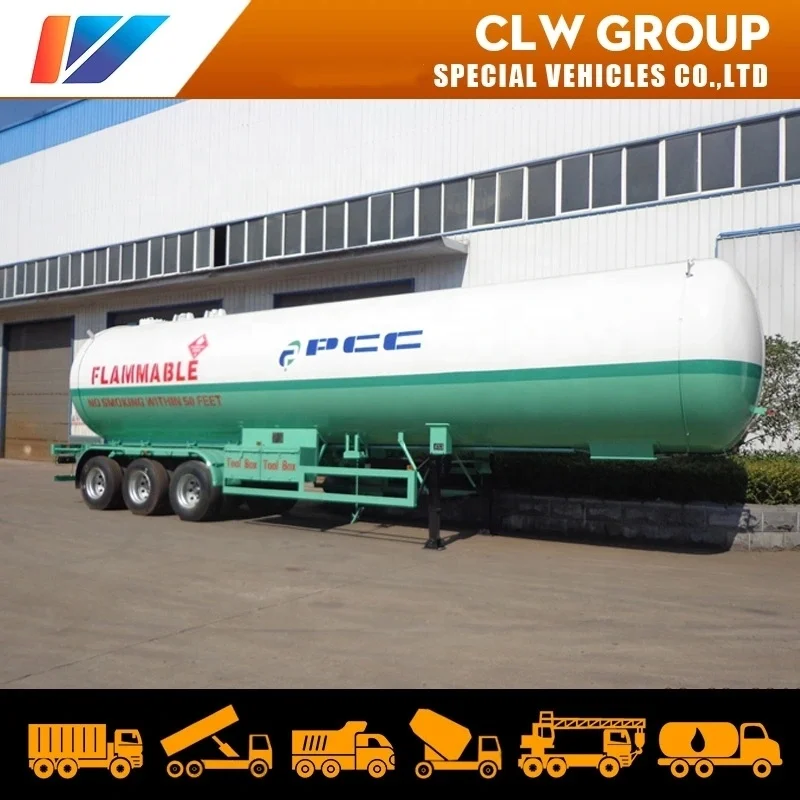 60000 liters Cooking Lpg Gas tank Trailer 30mt Propane Tanker Semi Trailer Philippines