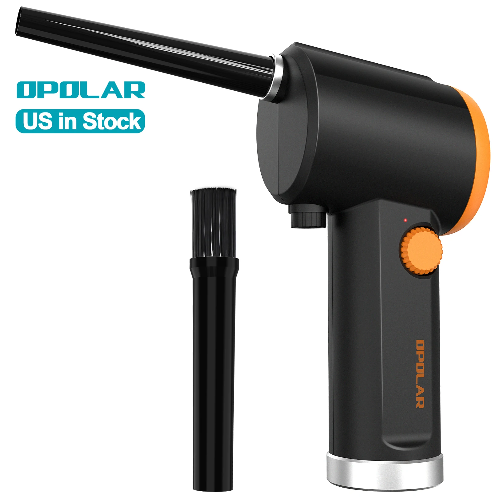 OPOLAR Speed Adjustable Computer Duster Keyboard Portable Cordless Air Blower Duster Rechargeable Electric Compressed Air Duster