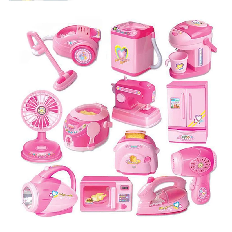 Kids Pretend Play Mini Cute Simulation Electronic Home House Hold Appliance Toy