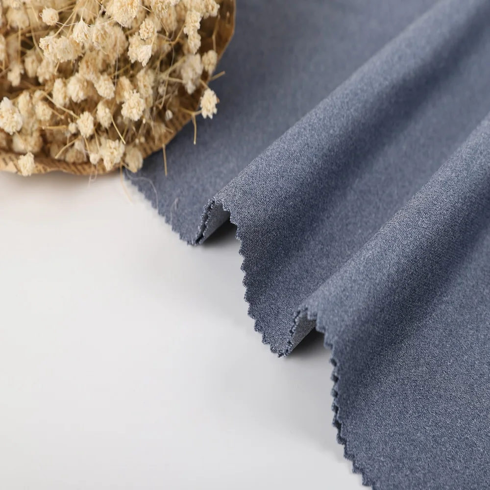 Hot Sale Knitting Sportswear Cationic Dye 100% Polyester Interlock Soft Scuba Material Tracksuits Fabric