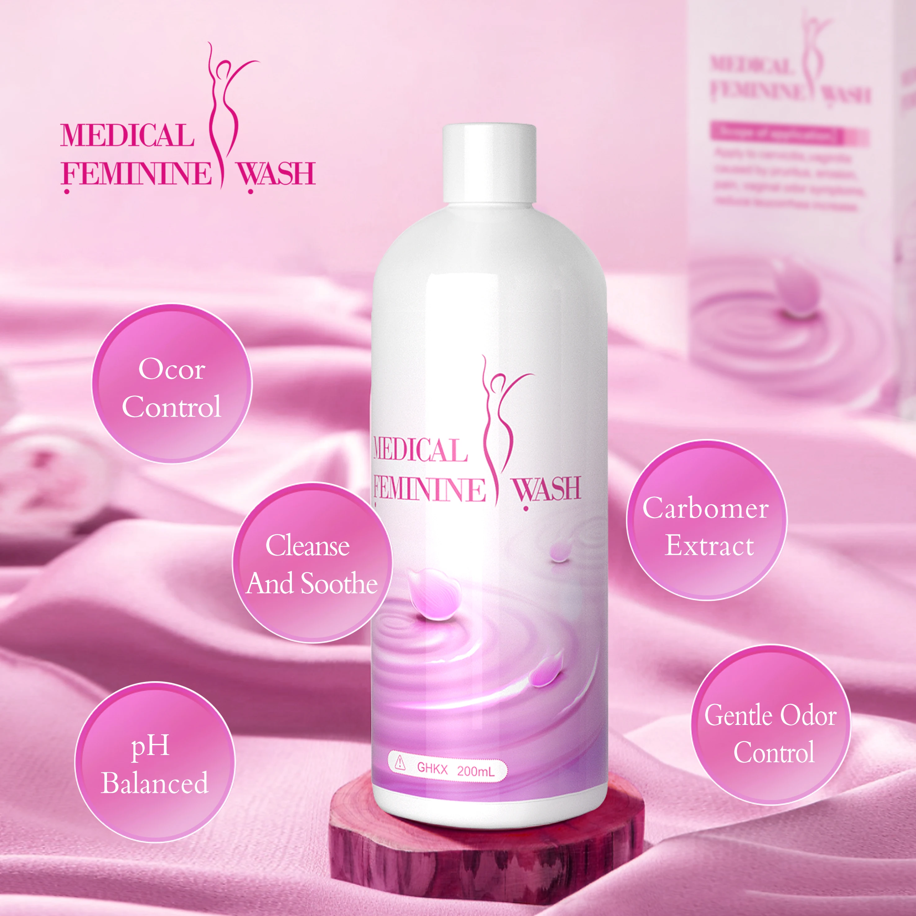 Vaginal Cleansing Wash Natural Feminine Wash PH Balance Gentle Intimate Wash For Sensitive Skin