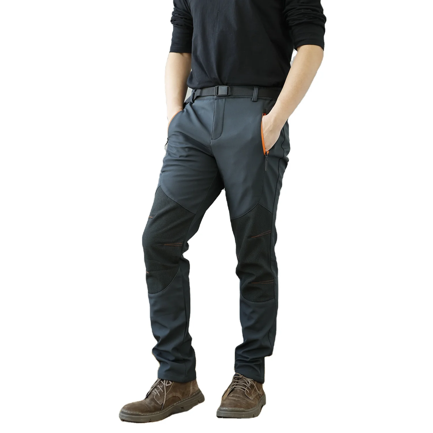 Pantalones Trekking Hombre Impermeables Pantalones de Trabajo Termicos Montana Senderismo Esqui Snowboard Invierno Polar Forrado