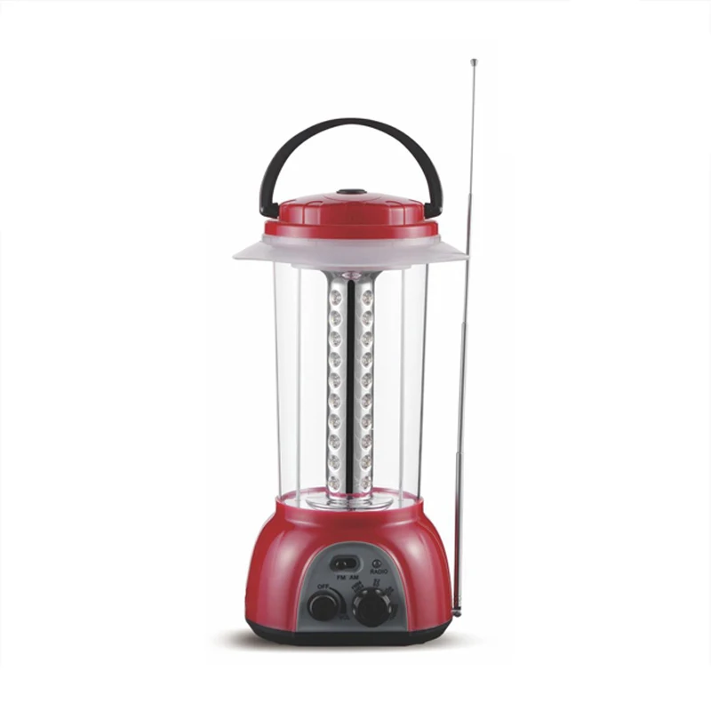 Multi-fonction lantern outdoor camping lantern FM AM function rechargeable lantern