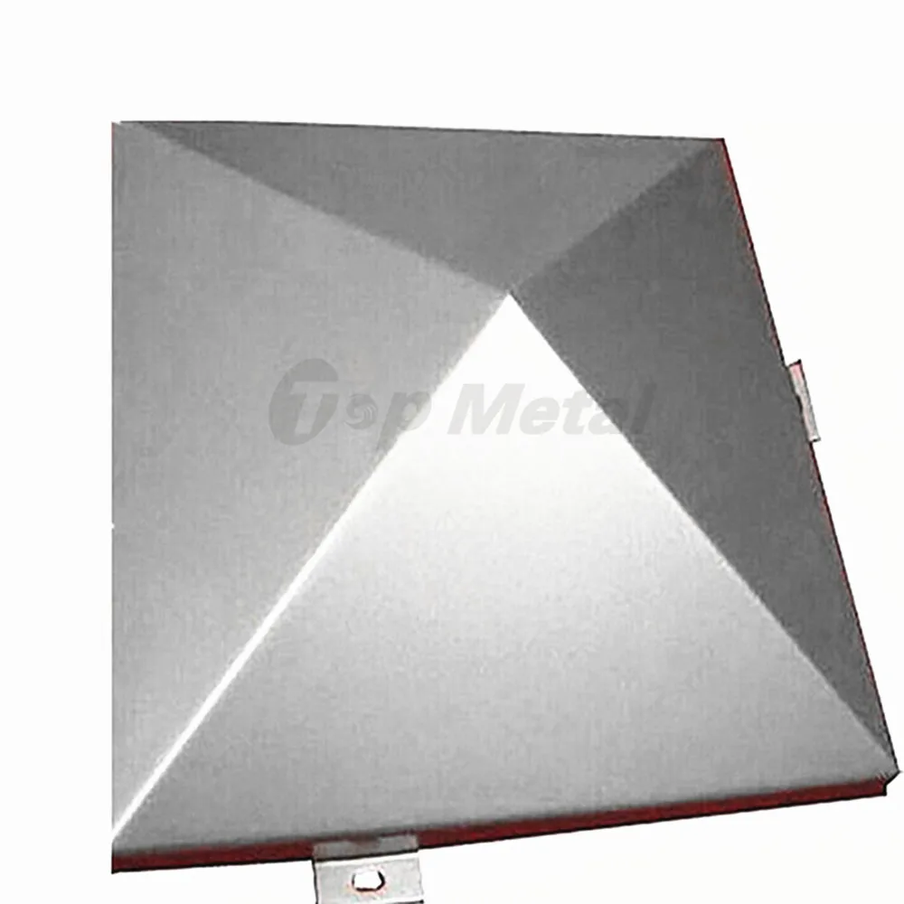 External Building Wall Project Metal Decorative Material 3d Aluminum Panels