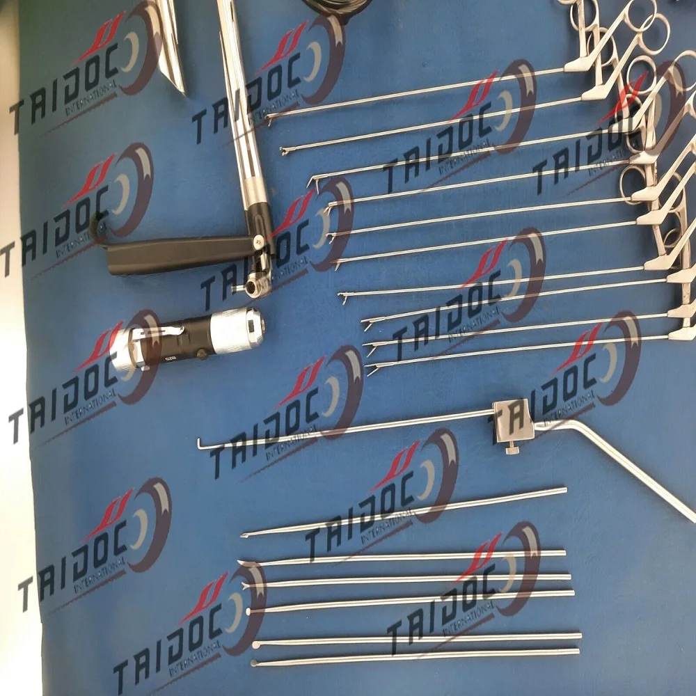 Лидер продаж предлагаемый набор для ларингоскопа пьедестала инструменты хирургии микро-ларингеала эндоскопические диагностические