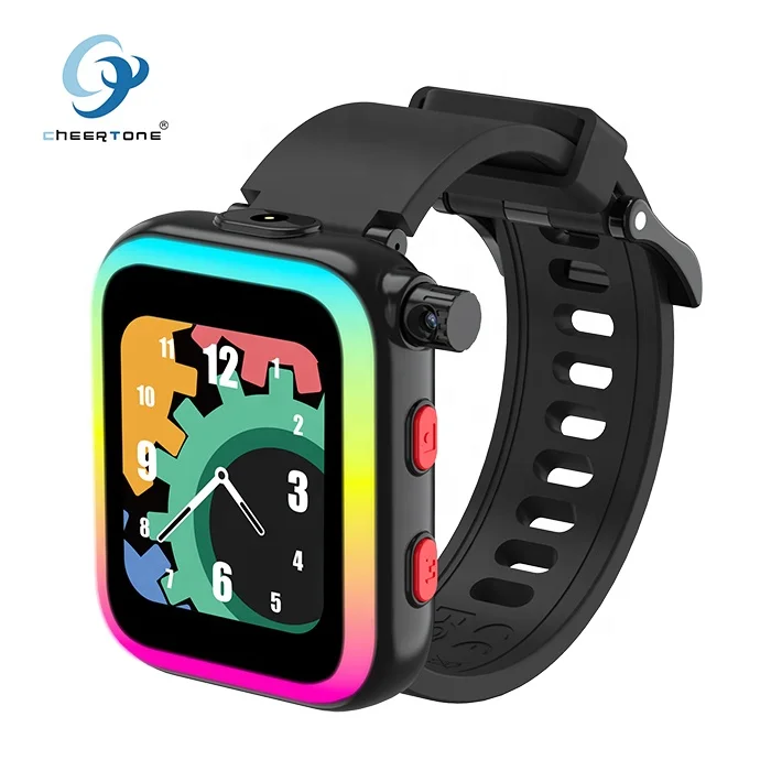 CTW24 Wholesale private label cartoon kids smart watch toys for kids children daily waterproof with 9 instrument sensory games