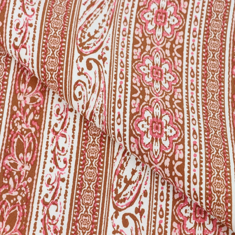 Hot Selling Liberty Print Knitted Fabric Rayon Textile Fabric For Woman Dress Skirt Shirt the Hottest 2023