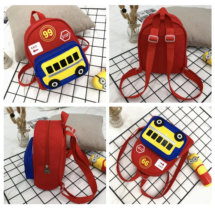 New Customize Design Cute Cartoon Cars School Bag Kids School Bag for Primary School