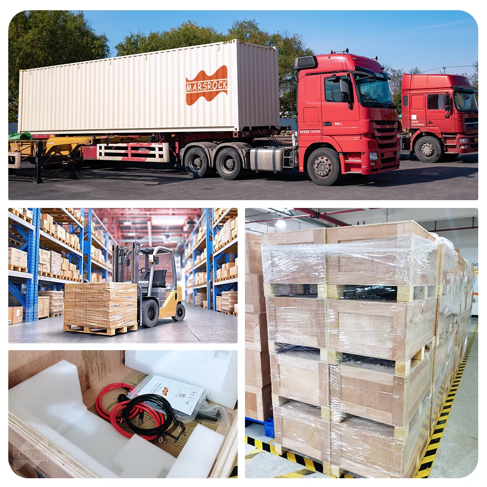 German Warehouse In Stock 5kW 5.12kWh Energy Storage Battery  On&Off Grid Hybrid Solar Inverter for Solar Energy System