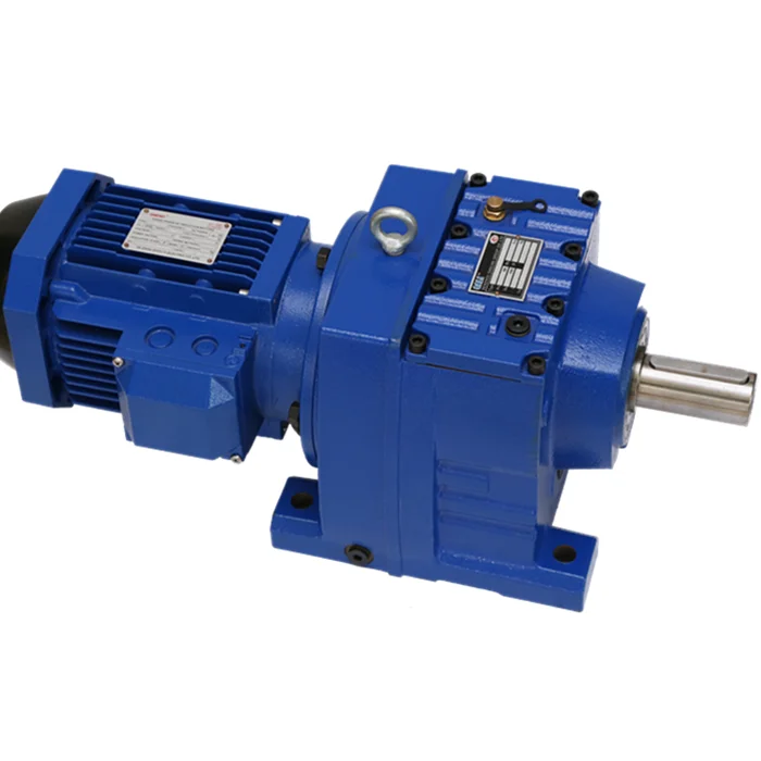 Hot selling  R series helical gear box speed multiplier gearboxes R47 hydraulic pump small marine engine with good price