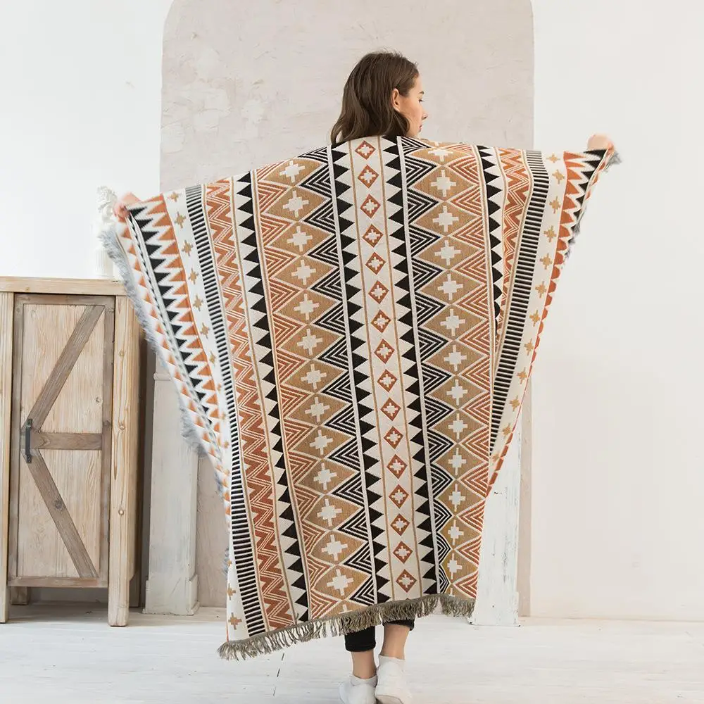 Customized Design Tapestry Anime Blanket - Clothing Fabric with Jacquard Woven Throw Blankets and Tapestry Hoodies