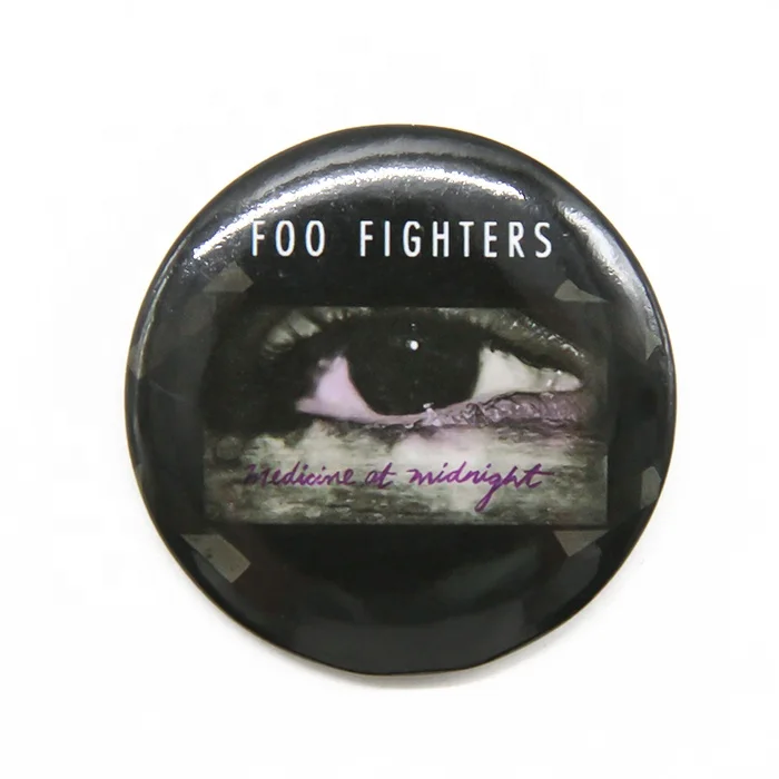 
Tin Plate logo Customized Hot Sale Badge Buttons 
